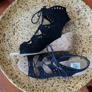 Dolce Vita Gladiator wedge Black 7.5